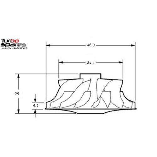 Compressor Wheel GT168010